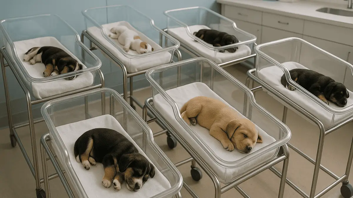 bambini cane inverno demografico