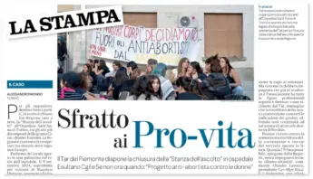 Ma che hanno tutti contro chi prova a scongiurare l’aborto al Sant’Anna di Torino?