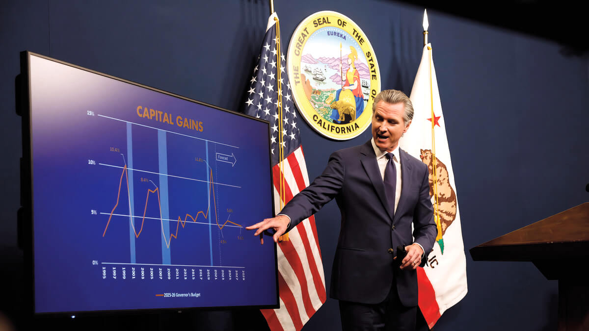 Sinistra USA Gavin Newsom