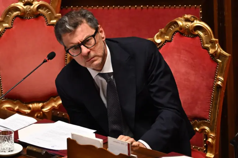 Il ministro dell’Economia Giancarlo Giorgetti (foto Ansa)