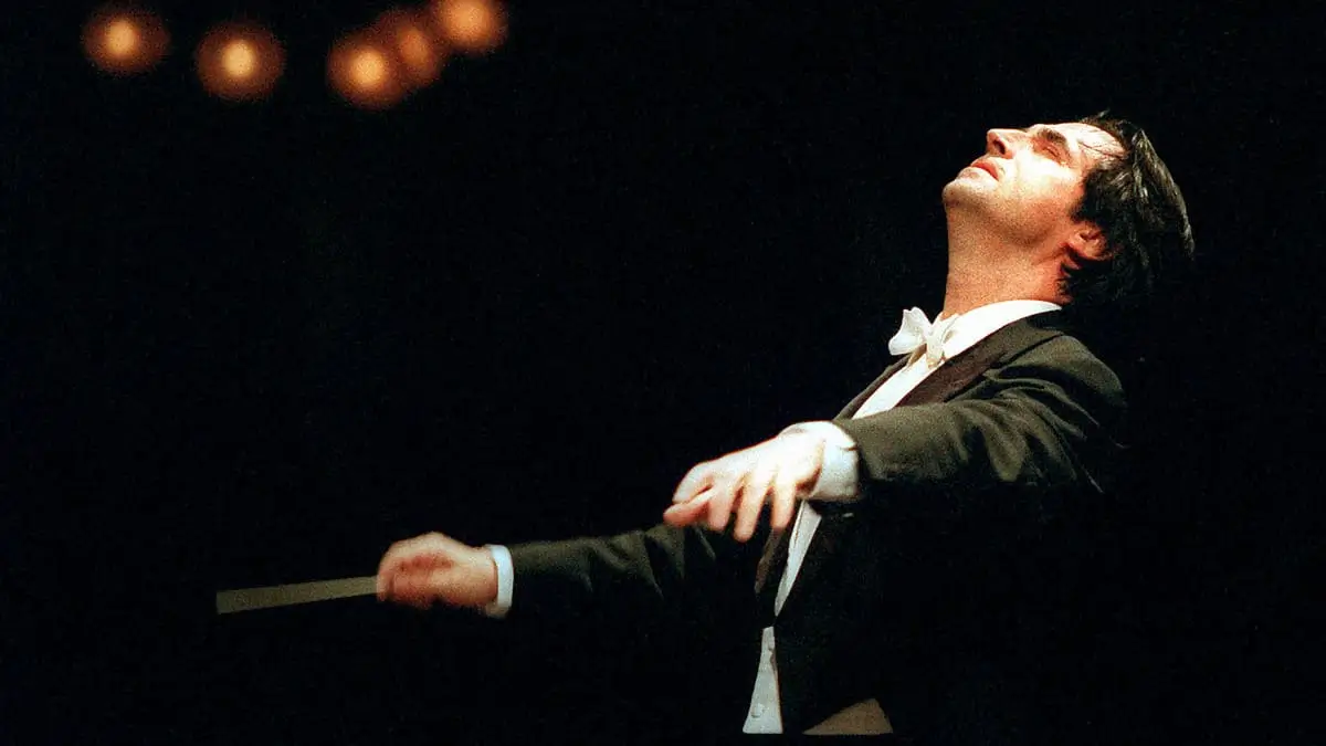 Riccardo Muti, Milano, 2001 (Foto Ansa)