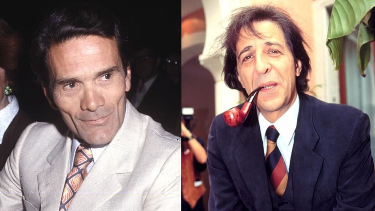 Pier Paolo Pasolini e Giorgio Gaber