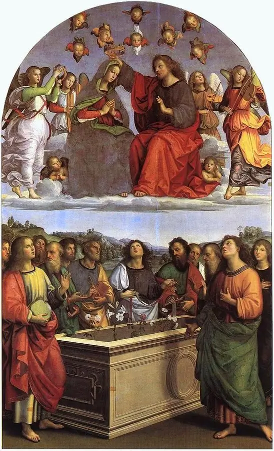 Raffaello Sanzio, L’Incoronazione della Vergine, Roma, Pinacoteca Vaticana