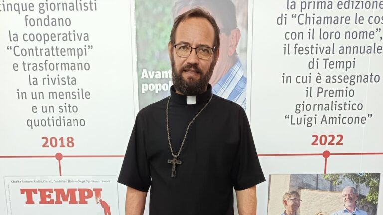Il vescovo di Bentiu, Christian Carlassare, missionario in Sud Sudan da 20 anni (foto Tempi)