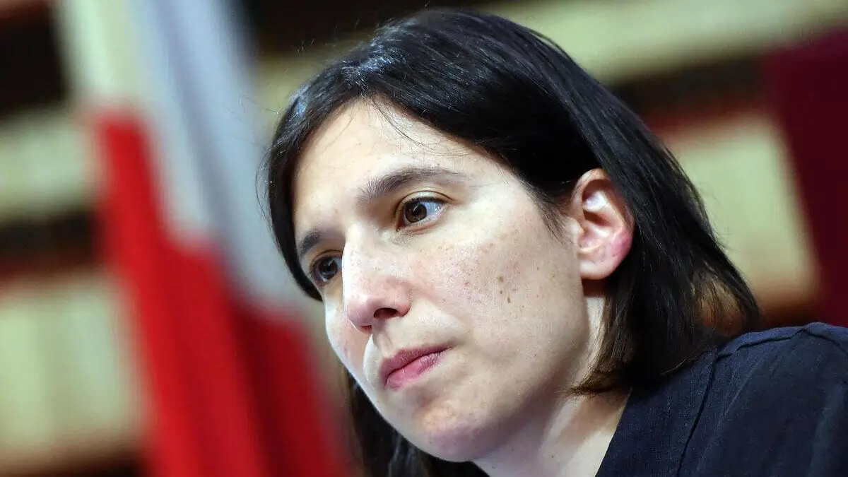 La segretaria del Pd, Elly Schlein