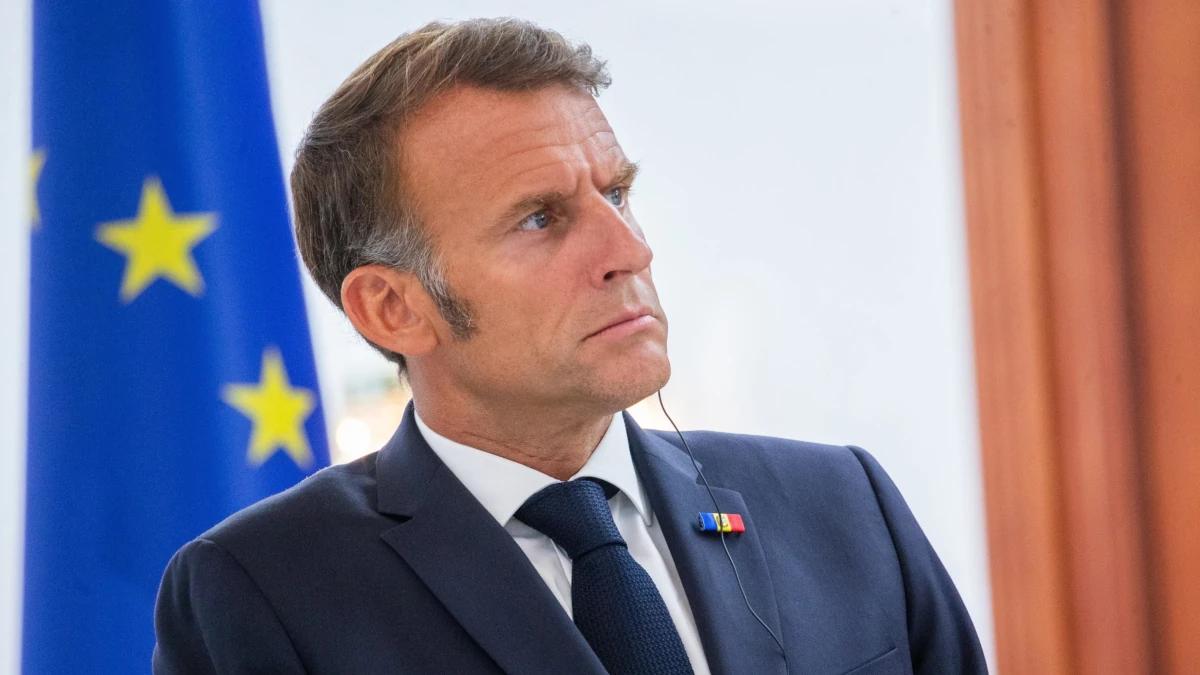 Emmanuel Macron (foto Ansa)