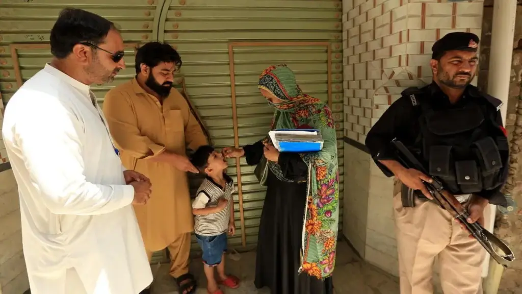 Campagna di vaccinazione contro la poliomelite in Pakistan