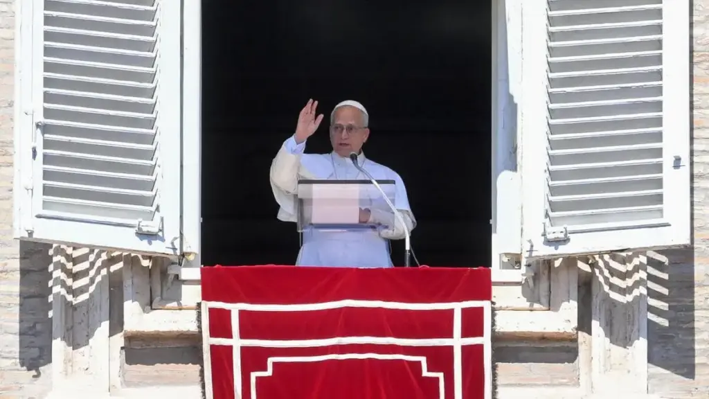 Leone XIV invoca la pace a Gaza durante l'Angelus domenicale