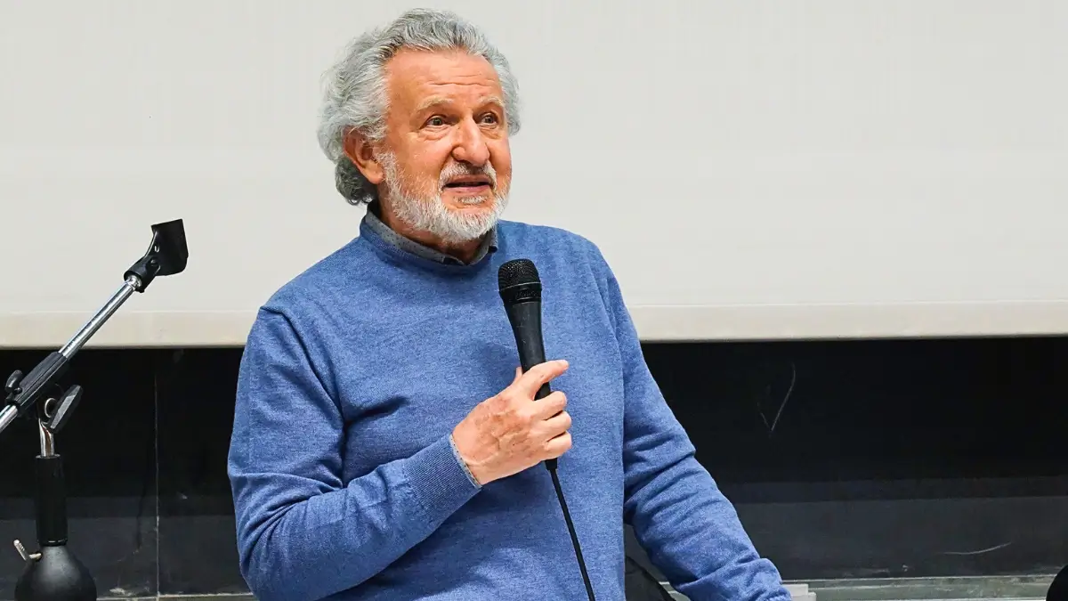 Il divulgatore scientifico Piergiorgio Odifreddi, al centro di polemiche per le sue dichiarazioni sulla morte di Charlie Kirk