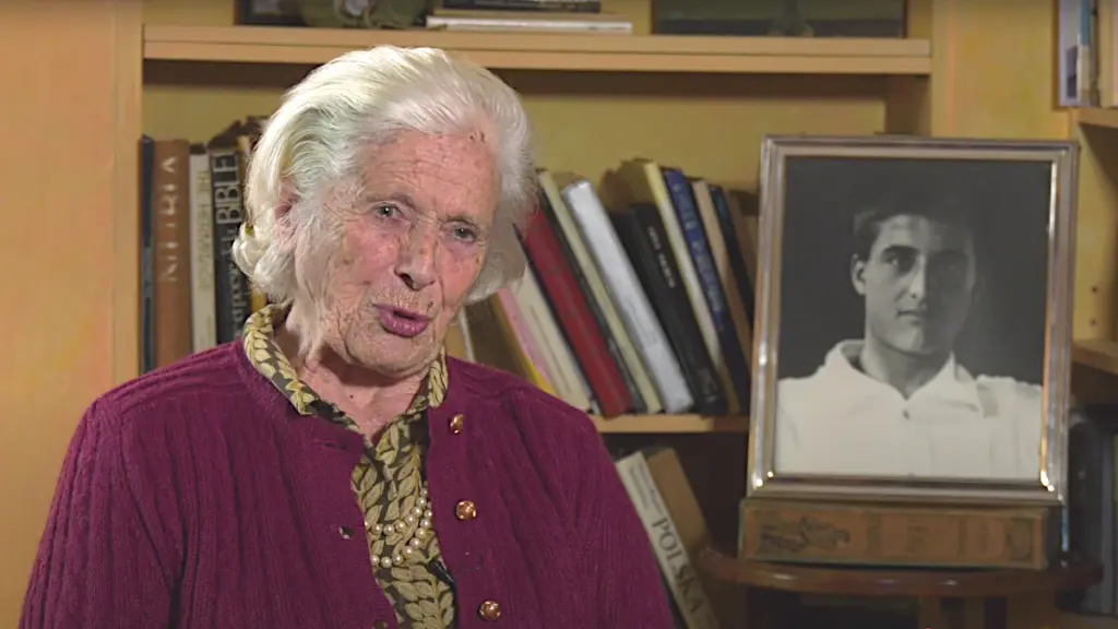 Wanda Gawronska, figlia del diplomatico polacco Jan Gawronski e di Luciana Frassati, scrittrice, sorella di Pier Giorgio e sua prima biografa (foto da YouTube)