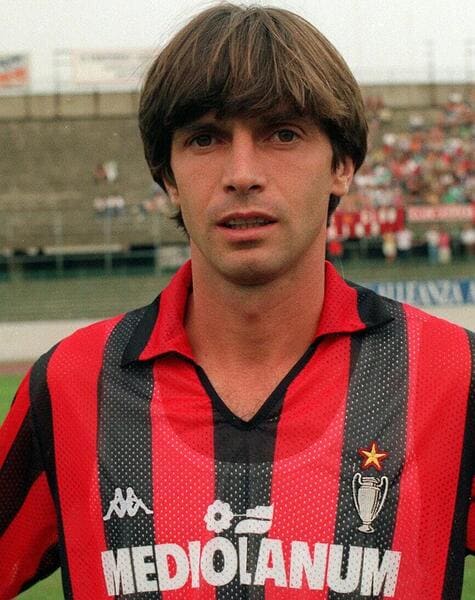 Filippo Galli con la maglia del Milan