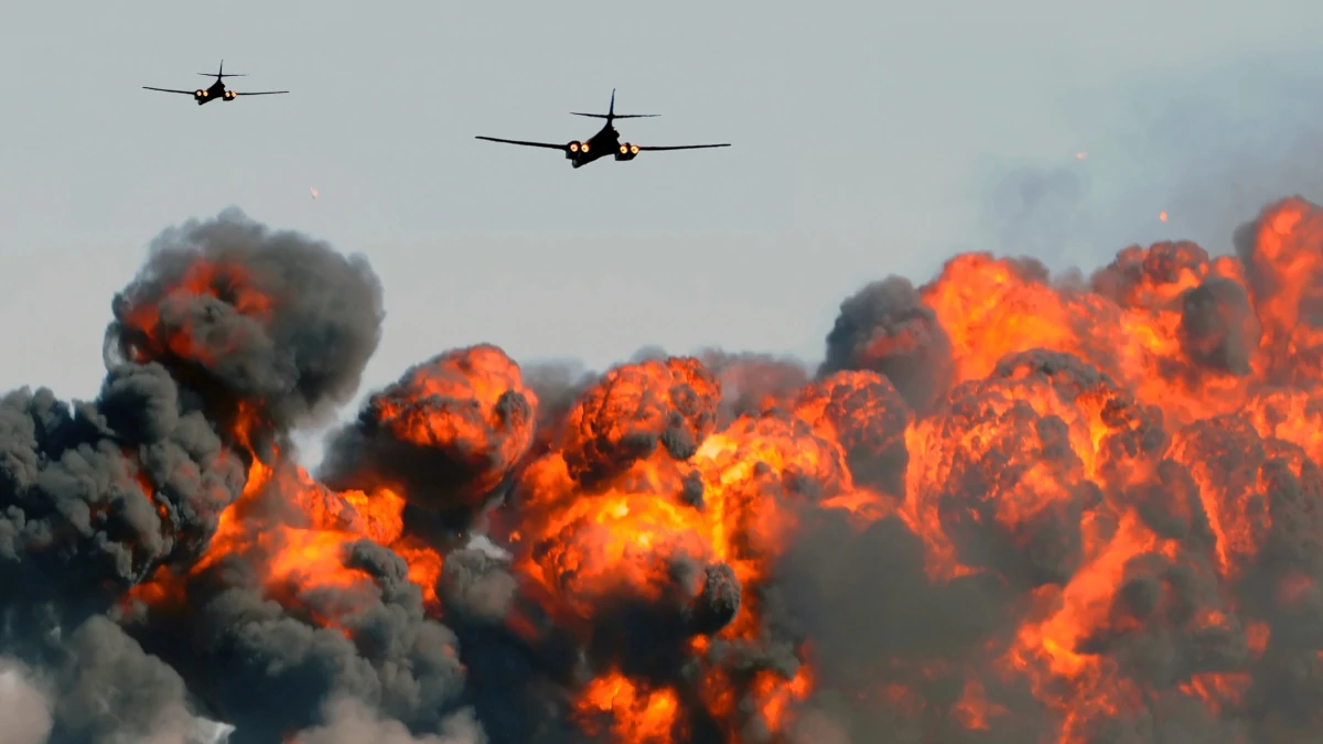 Bombardamento aereo di guerra