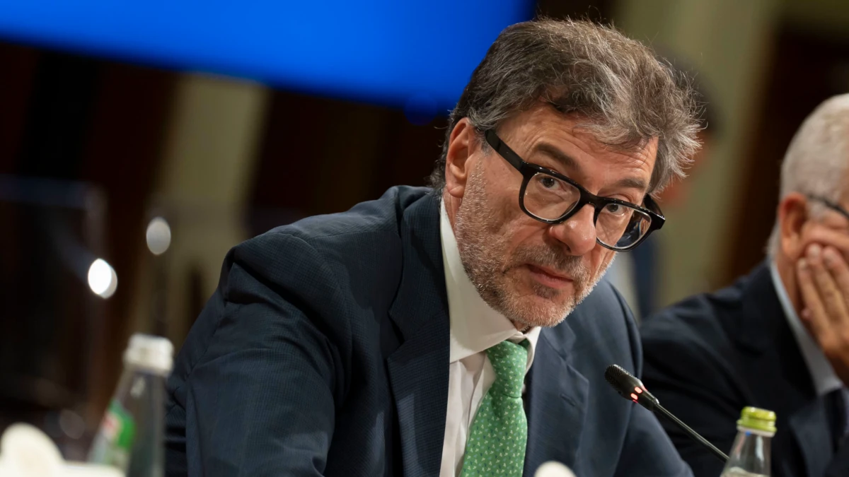 Il ministro dell’Economia Giancarlo Giorgetti (foto Ansa)