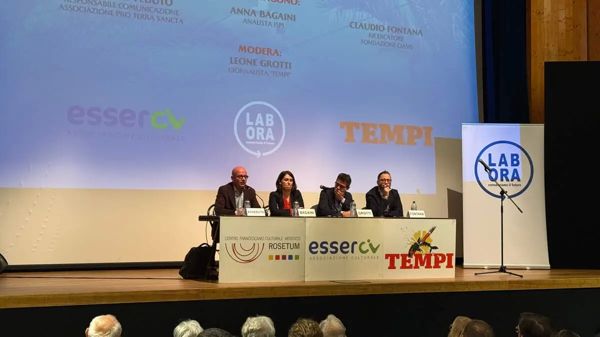 I relatori dell'incontro: La pace (im)possibile