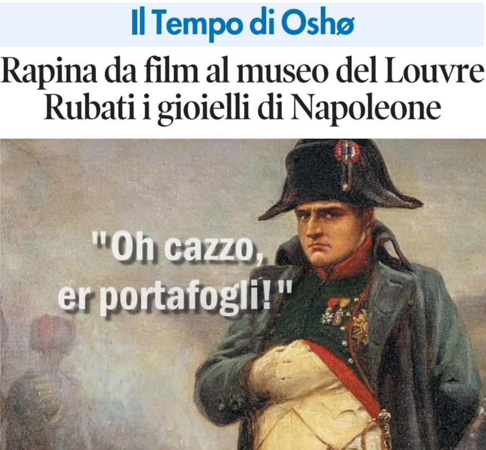 Vignetta di Federico Palmaroli Osho sul Tempo