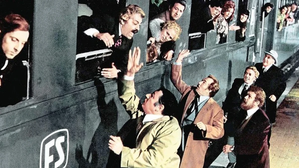 Fotogramma del film “Amici miei”