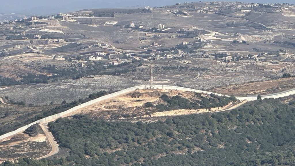 Il confine tra Israele e Libano