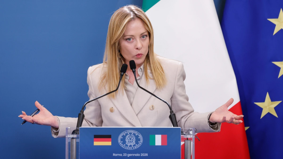 Giorgia Meloni, presidente del Consiglio dei ministri (foto Ansa)