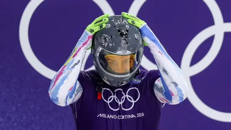 Heraskevych aveva sul casco quello che aveva nel cuore