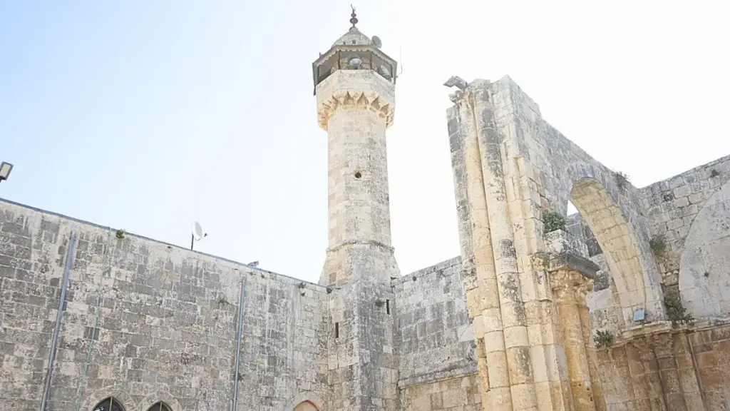 La moschea del profeta Yahya a Sebastia, in Cisgiordania