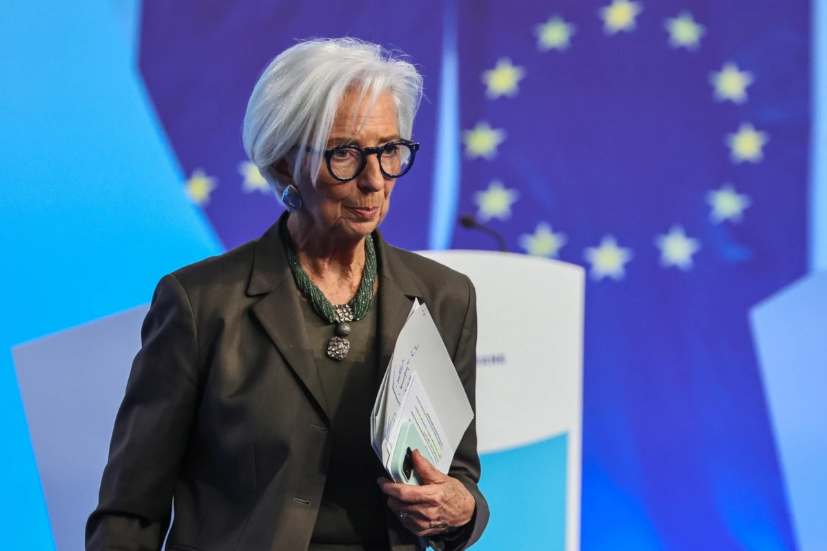La presidente della Bce Christine Lagarde (foto Ansa)