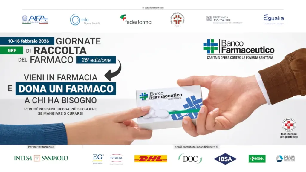 Locandina dell’edizione 2026 delle Giornate di raccolta del farmaco