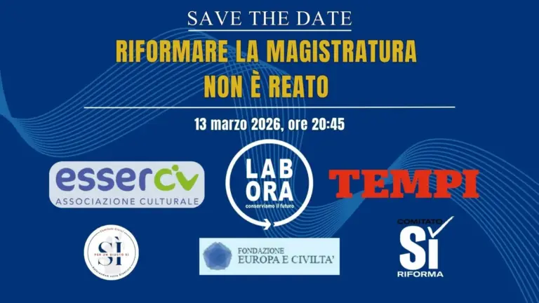 “Riformare la giustizia non è reato”. Incontro di Tempi e Labora