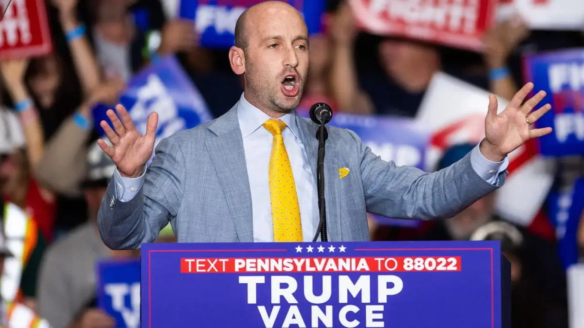 Stephen Miller vicecapo di gabinetto della Casa Bianca e consigliere di Donald Trump per la sicurezza interna