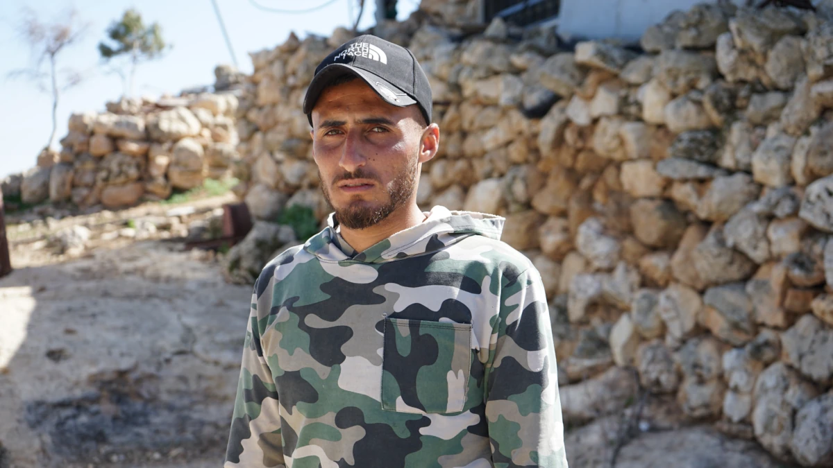Thabet Musallam, 24 anni, pastore (foto Tempi)