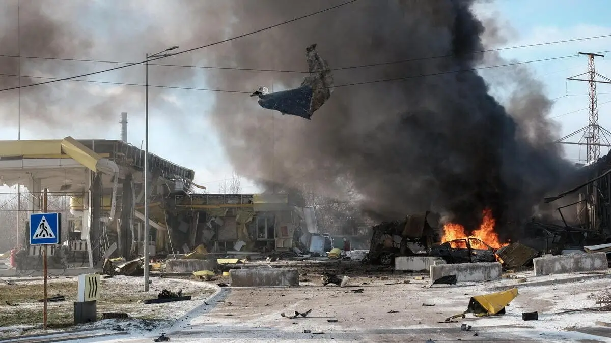 Kramatorsk, Donetsk, Ucraina, 9 febbraio 2026 (foto Ansa)