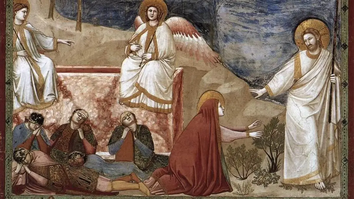 Giotto, Resurrezione, 1303-1305, Cappella degli Scrovegni, Padova