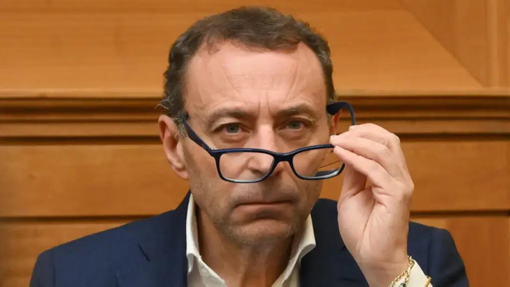 Stefano Esposito, durante la presentazione del Comitato per il sì alla separazione delle carriere: "Chi accusa non giudica", presso la sala stampa della Camera, Roma 14 gennaio 2026