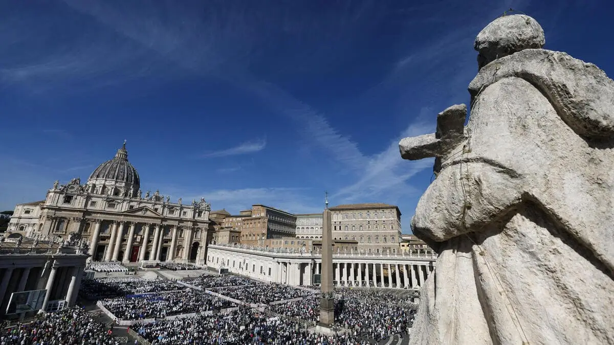 Giubileo, Piazza San Pietro, Roma, 9 ottobre 2025 (Foto Ansa)
