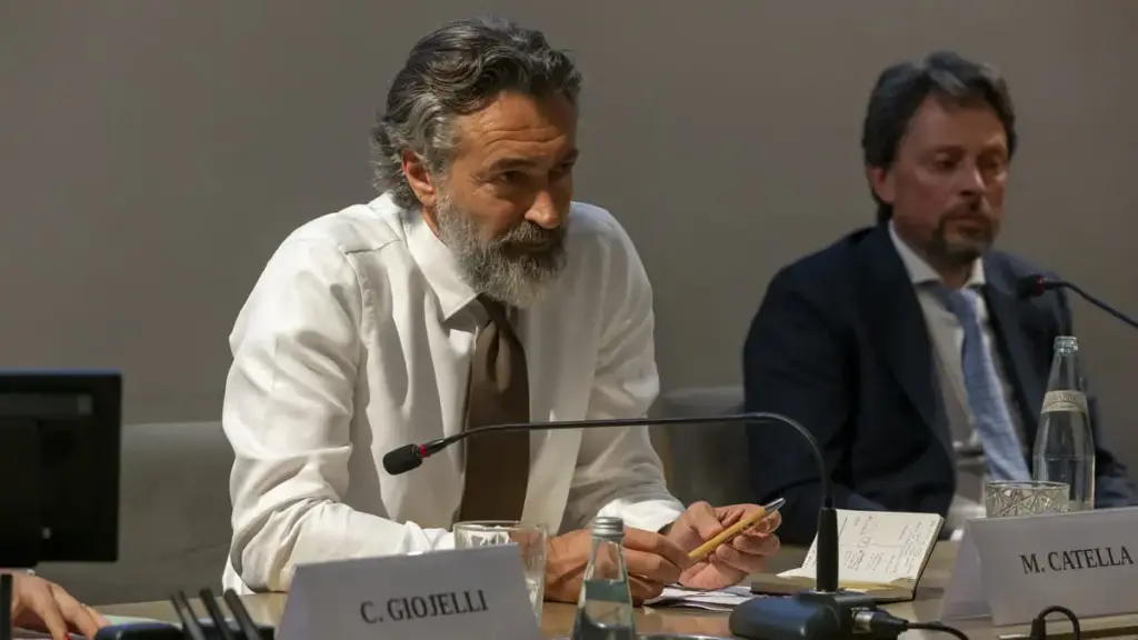 Manfredi Catella, fondatore e amministratore delegato di Coima, al convegno “Milano, fine dei giochi?”, Milano, 17 aprile 2026 (foto Marco De Ponti / Tempi)