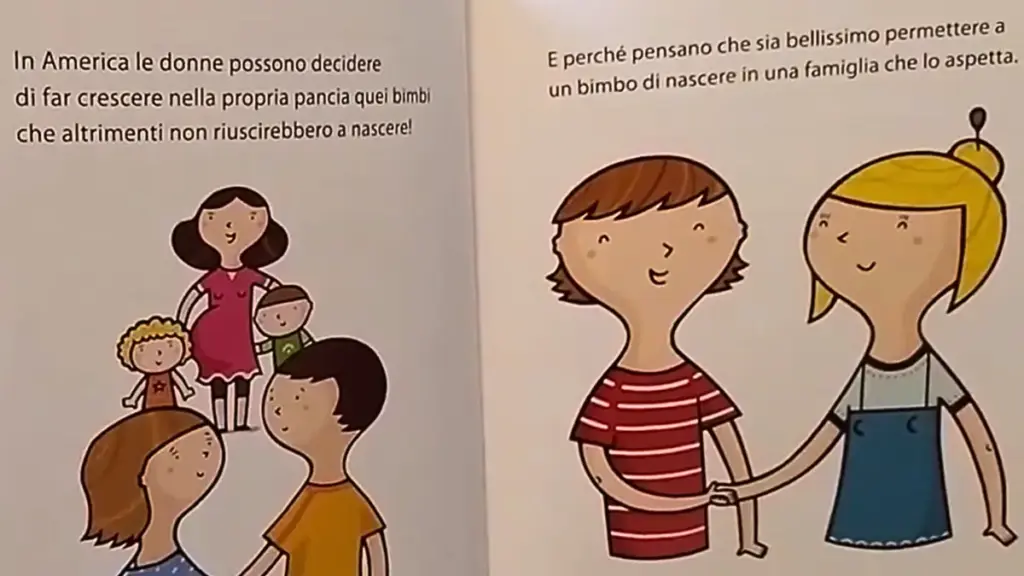Altre pagine del libro "Perché hai due papà?" di Francesca Pardi, donato dal Municipio XII di Roma a nidi e scuole dell'infanzia