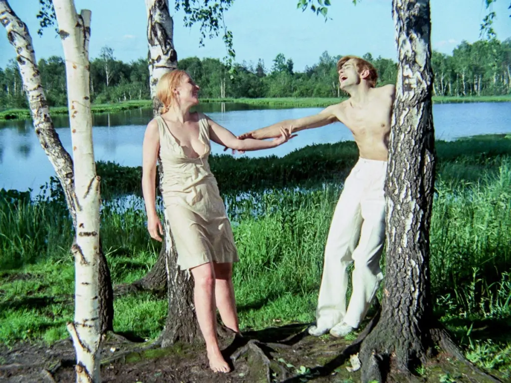 Fotogramma del film “Il bosco di betulle” di Andrzej Wajda