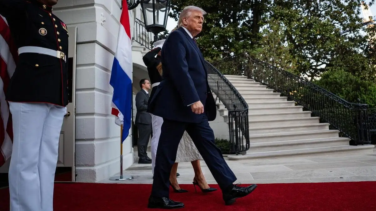 Il presidente degli Stati Uniti Donald Trump