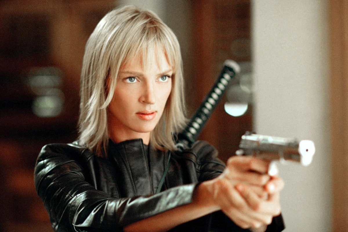 Fotogramma del film “Kill Bill: The Whole Bloody Affair” di Quentin Tarantino con Uma Thurman