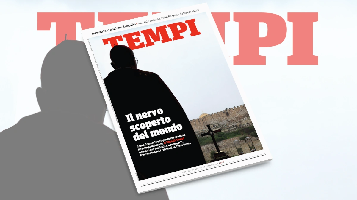 La copertina del numero di luglio 2026 di Tempi, dedicata a “Il nervo scoperto del mondo”, il libro di Tempi sulla questione israelo-palestinese