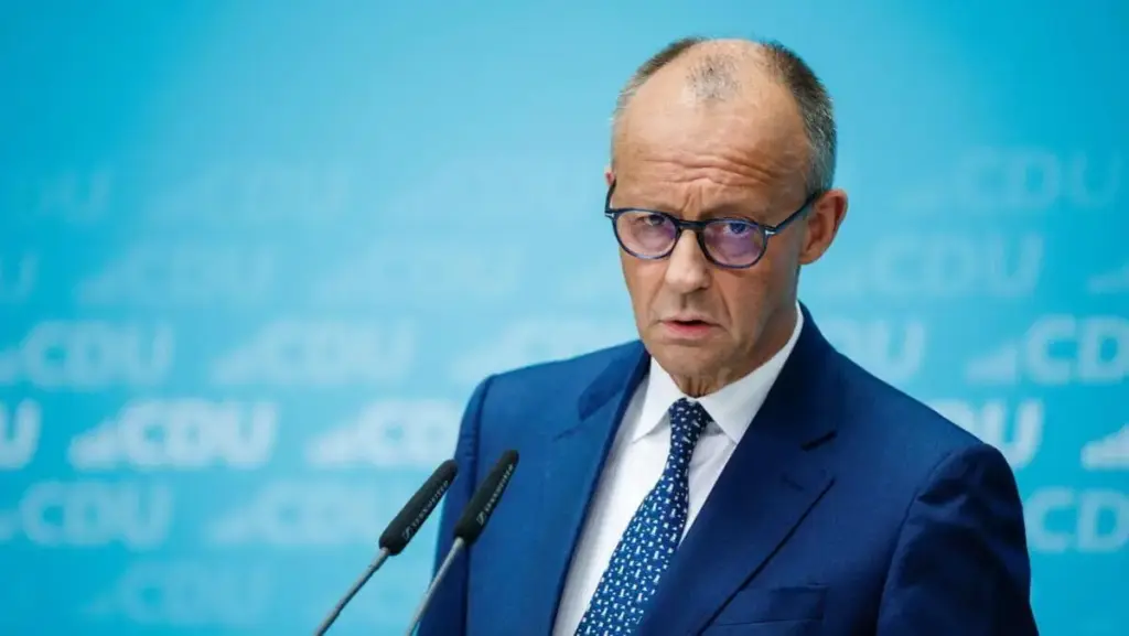 Il cancelliere tedesco Friedrich Merz (foto Ansa)