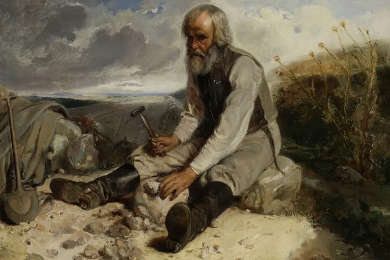 Władysław Łuszczkiewicz, “Tagliapietre” (particolare), 1879, Varsavia, Museo nazionale