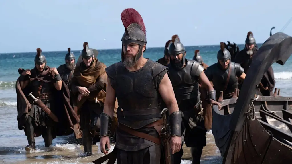 Fotogramma del film “Odissea” di Christopher Nolan con Matt Damon