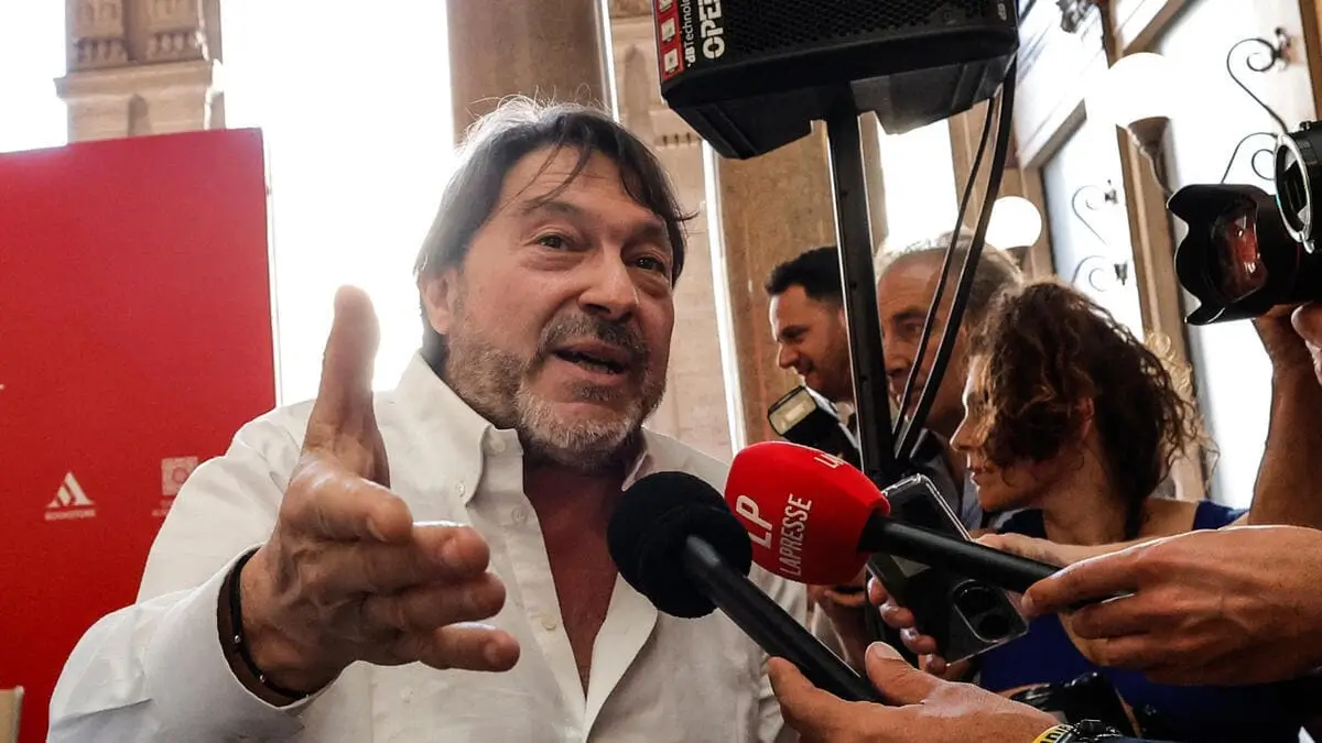 Il conduttore di “Report” Sigfrido Ranucci (Foto Ansa)