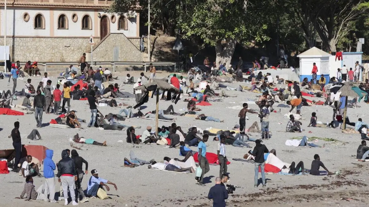 Ceuta, Spagna, 4 agosto 2026 (Foto Ansa)