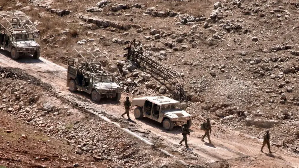 L'esercito israeliano in azione nel Libano occupato
