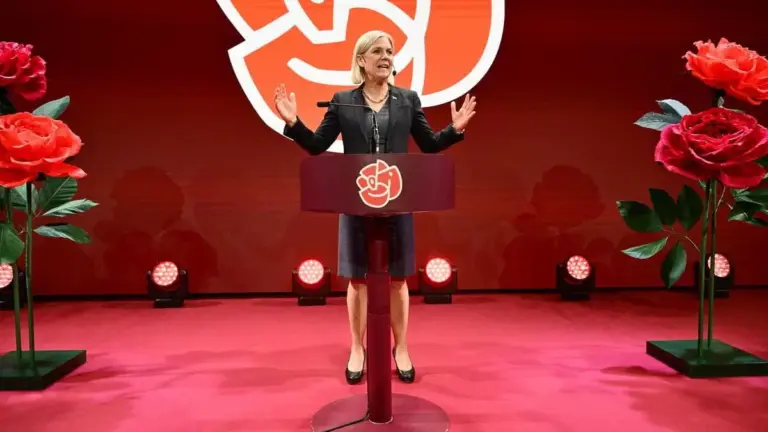 Magdalena Andersson, leader del Partito Socialdemocratico