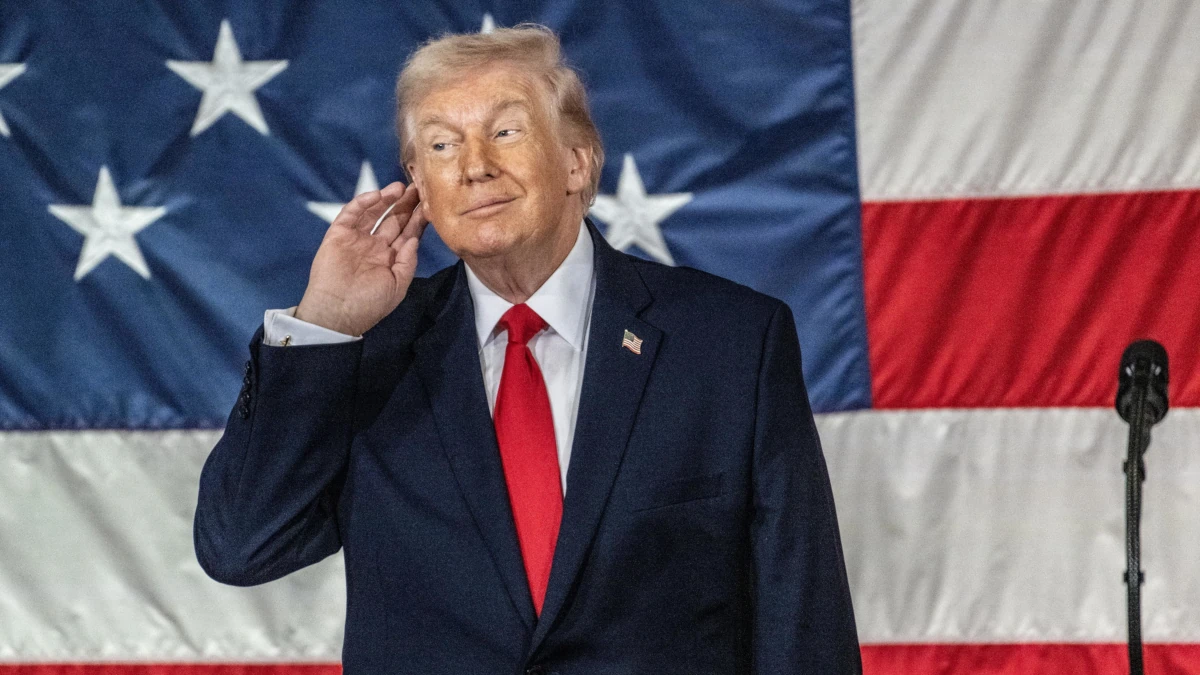 Il presidente americano Donald Trump (foto Ansa)