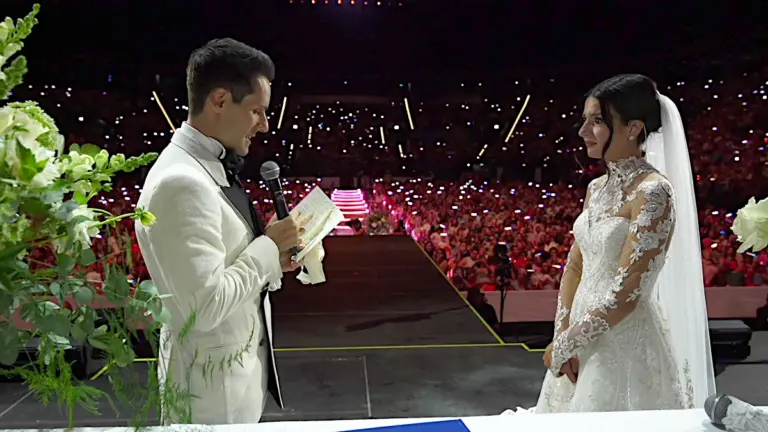 Il matrimonio show della coppia di youtuber “Me contro Te” a Milano, 5 settembre 2026 (foto da YouTube)